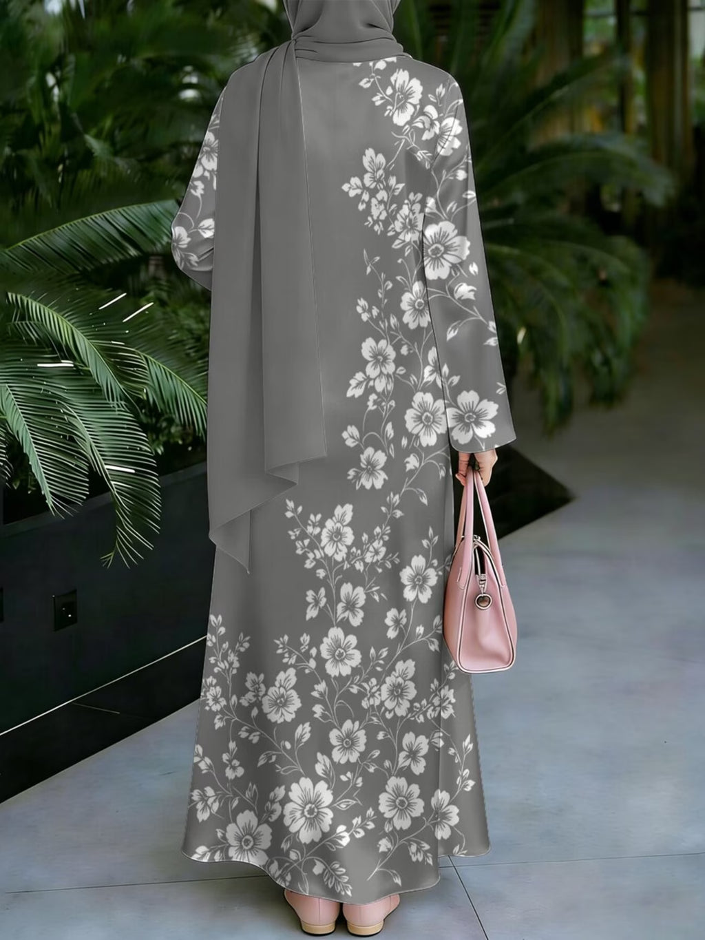 Floral Abaya